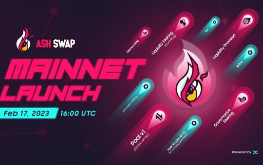 AshSwap the first stable-swap DEX Launches on MultiversX Mainnet