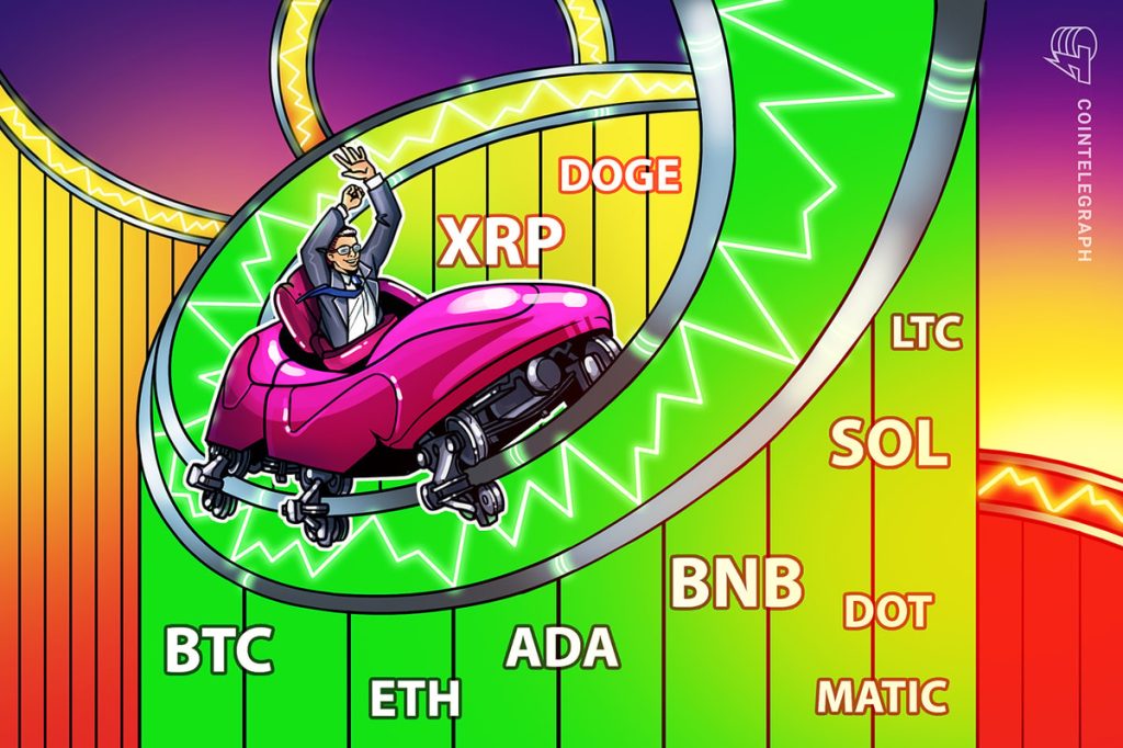 Price analysis 4/14: BTC, ETH, BNB, XRP, ADA, DOGE, MATIC, SOL, DOT, LTC