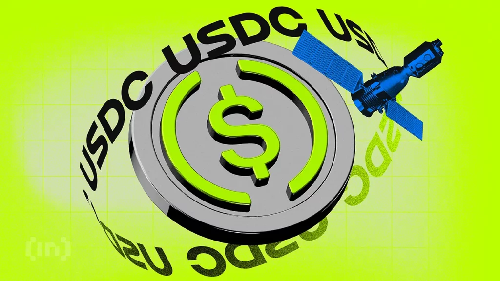 USDC Circulating Supply Falls by $100 Million in a Week