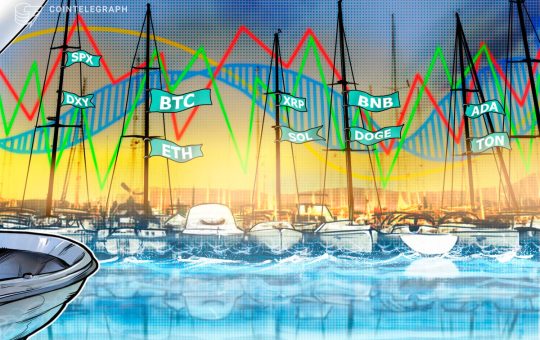 Price analysis 10/30: SPX, DXY, BTC, ETH, BNB, XRP, SOL, ADA, DOGE, TON