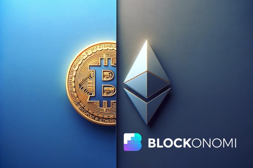 ETH vs BTC: JP Morgan Thinks Ethereum Will Outperform the King in 2024